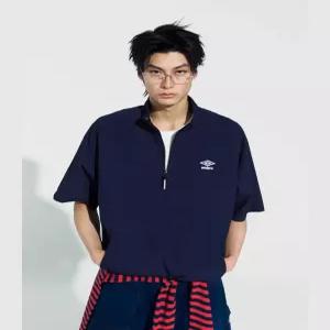 엄브로 클래식 반팔 스탠넥 아노락 네이비 UR124CWT31 6045685