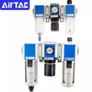 AirTac GC200 300 400 600 공기 소스 프로세서 FRL 공압 필터 -물 분리기 압력 조절 밸브 윤활제