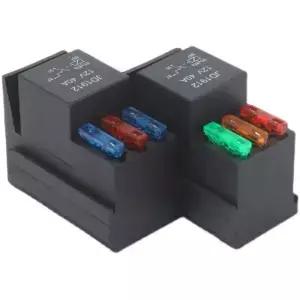 3 방향 릴레이 DC12V 24V 4pin 40A 자동차 및 선박 용 퓨즈 홀더가있는 고온 저항 방수