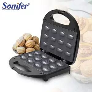 전기 호두 케이크 와플 메이커 750W 요리 주방 가전 아침 기계 비 스틱 철 팬 Sonifer