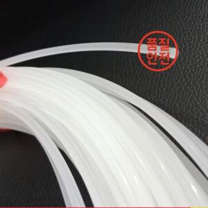 원형 PVDF 용접봉 필러 막대 내열성 플라스틱 커버 전극 고온 저항 3mm