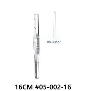 NS TISSUE FORCEP 1X2 TEETH 16CM 05-002-16 핀셋