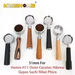 Homix H11 Oster Cecotec Hibrew 교체 필터 바구니 에스프레소 머신 액세서리 용 커피 Bottomless