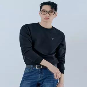 게스 NQ1K5911 여성 맨투맨 기모맨투맨 미니 삼각 와펜 6045821