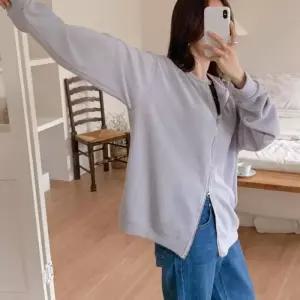[옷자락]여자 오버핏 투웨이집업 라운드 봄아우터 니트 가디건