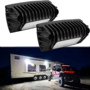 첼헤드 RV 조명 외관 12V 현관 알루미늄 저전류 LED 장면 실외 캠핑 트레일러 트럭 포치 견인 5륜 유틸리티