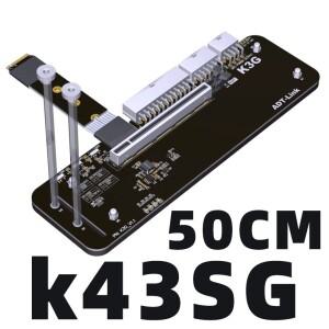 외장 그래픽 카드 eGPU 어댑터  PCI-E 4.0x4 라이저 익스텐더  NUC ITX STX 노트북 PC M.2 NVMe-PCIe