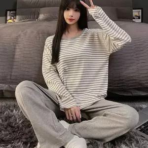 [하프클럽/셀럽하우스]남여공용 신혼여행 커플 잠옷 캐주얼 패션 파자마