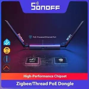 SONOFF 동글 맥스 지그비/쓰레드 PoE 동글-M 고성능 칩셋 듀얼 안테나 이더넷 와이파이 USB 연결 지원
