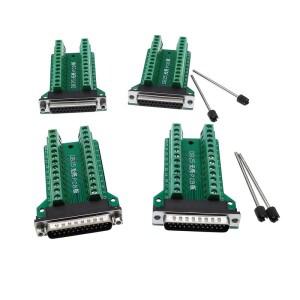 DB25 D-SUB 25핀 터미널 신호 모듈 PCB 어댑터 보드 RS232 Male Female 커넥터