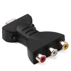 HDMI-AV 변환기 3 RCA 풀 HD 비디오 1080P AV Scart 복합 어댑터 GK99