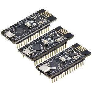 아두이노호환 나노 V3.0 용 RF-Nano  마이크로 USB 보드  ATmega328P QFN32  5V 16M CH340  NRF24L01 + 2.4