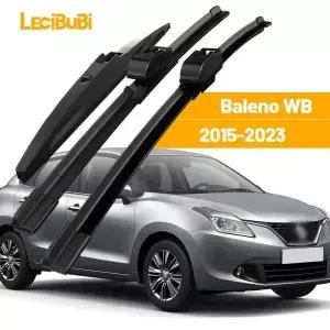 Suzuki Baleno WB 2015-2023 1set 전면 및 후면 앞 유리 와이퍼 블레이드 2016 2017 2018 2019 2020