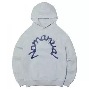 매장정품 노메뉴얼 NOMANUAL S.P.L HOODIE - MELANGE NM63HD08M1ML 175941