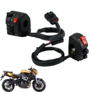 바이크 오토바이 왼쪽 오른쪽 스위치 핸들 Assy 헤드 라이트 Benelli BJ600GS BN600 Stels Keeway RK6 BJ B