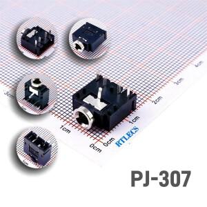 오디오 잭 커넥터 관통 구멍 PCB 수평 2 내부 스위치  정상 폐쇄 크로스 부품 SJ1-3525N  3.5mm  10 개