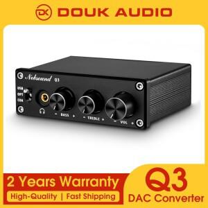 Douk Audio Q3 Mini USB DAC Digital to Analog Converter HiFi Coaxial/Optical 3.5mm Headphone Amplifie