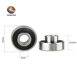 8피스 608 RS 베어링 8x22x7mm ABEC-11 통합 스페이서 스케이트보드 롱보드 댄스보드