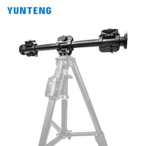 YUNTENG 369 크로스바 브래킷 삼각대 연장 막대(1/4 나사 구멍 포함) 카메라 폰 라이브  스탠드에 적합