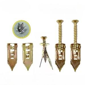 10PCS 셀프 태핑 나사 드릴링 앵커 마른 벽에서 나온 석고 보드 은못에 대한 쉬운 응용 프로그램