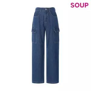 [숲][SOUP] 사이드 플랩 포인트 데님팬츠 (OA3DPT1)