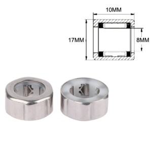 EWC1008 스테인리스 단방향 베어링 10x17x8mm 낚시 장비 니들 롤러 2개