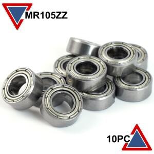 MR105 ZZ 베어링 5x10x4mm 10개 RS 오픈 핸드피스 강력한 산업용 전동 고속 자동차