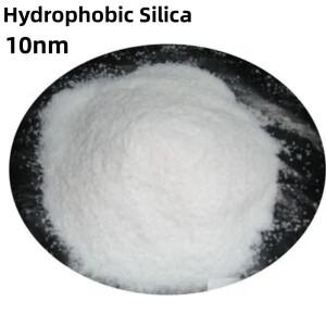 소수성 실리카 분말  순도 99.8%  나노 코팅  광택제 입자 -10nm/nm