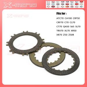 클러치 마찰판은 ATC70 CA100 CRF50 QA50 S65 TRX70 XR50 Z50 적합합니다.