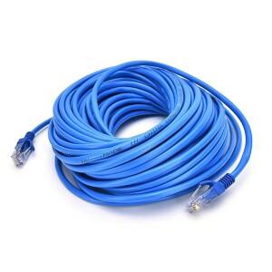 Cat5e 이더넷 네트워크 케이블 RJ45 패치 CCTV POE IP 카메라 시스템 용 야외 방수 LAN 와이어