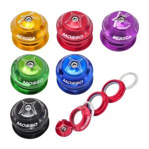 MOSSO MTB 도로 자전거 헤드셋 44mm 초경량 씰 베어링 프론트 포크 내장 스트레이트 파이프 튜브 보울