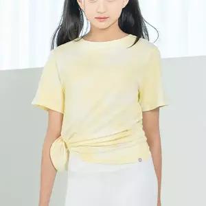 요가피기 YPST401언밸런스 숏 슬리브_레몬타이다이 - 레몬타이다이