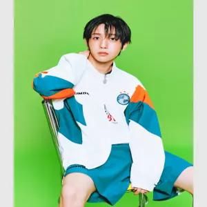 엄브로 HBL OG 컬러블럭 스탠넥 바람막이 자켓 아이보리 UR221CJK56 6241991