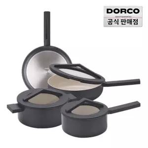[도루코]도루코 몽베르 IH 프라이팬 냄비 5종세트 (팬26 궁중26 뚜껑26 편수18 양수22