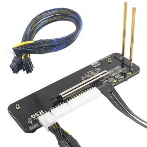 노트북 PC R43SG M.2 키 M NVMe 외부 그래픽 카드 스탠드 브래킷 ITX STX NUC VEGA64 GTX1080ti 용 PCIe3.0