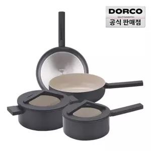 [도루코]도루코 몽베르 IH 프라이팬 냄비 4종세트 (팬26 궁중26 편수18 양수22)