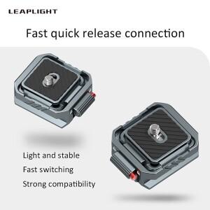 LEAPLIGHT 올메탈 아르카 퀵 릴리즈 키트 카메라 마운트 DJI호환 지윤 스태빌라이저 삼각대 헤드 슬라이드
