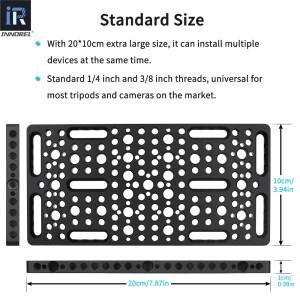 호환 INNOREL CP10 다기능 치즈 플레이트  카메라삼각대용 ARRI 구멍이 내장된 스위칭 장착