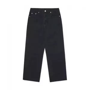 매장정품 노메뉴얼 NOMANUAL STRAIGHT WIDE DENIM PANTS - BLACK NMWF52DP07BLK 175468