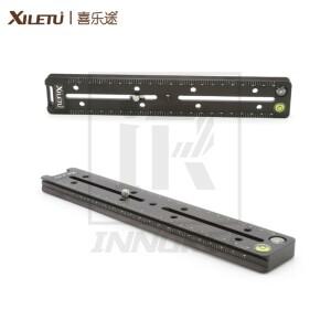 호환 XILETU LCB-24 길어진 퀵 릴리스 플레이트 240mm 노달 슬라이드 레일 긴 다기능 삼각대 헤드 클램프