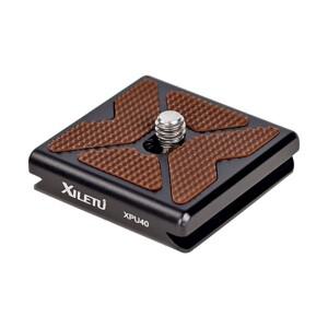 호환 XILETU-XPU40 퀵 릴리스 플레이트 w 1/4 인치 일반 나사  ARCA 스위스 표준 삼각대 볼 헤드 카메라 ds