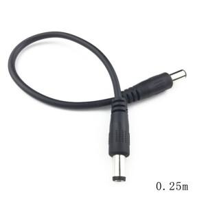 DC 전원 플러그 5.5x2.1mm 수 CCTV 어댑터 커넥터 케이블 연장 코드