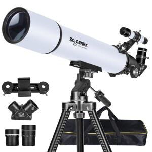 성인용 망원경 고출력 80mm 조리개 900mm 전문 굴절 성인 초보자용 소형 휴대용 여행용 가방 디자인 휴대폰 어댑터 포함