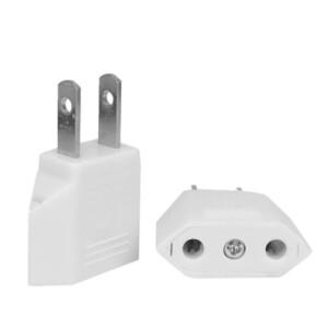 1피스 미국/EU 미국 소켓 어댑터 2pin 4.0mm 유럽 EU 플러그 전원 변환기 전기 콘센트