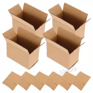 이동 포장을 위한 0 Pcs 골판지 상자 재사용 가능한 종이 메일 링 컨테이너 안전 조립 디자인