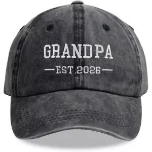 14034908 남자 캡모자 볼캡 헬스 운동 야구모자 Grandpa EST 2026 남성용 모자 아버지에게 선물 재미있는