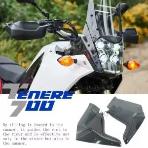 새로운 오토바이 사이드 윈드 실드 앞 유리 핸들 바 바람막이 테네레 700 테네레700 XTZ XT700Z T700 T7