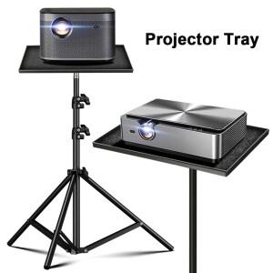 프로젝터 트레이 스탠드 플로어 투 월 데스크탑 선반 노트북 침대 옆 리프트 텔레스코픽 로드 라이브 삼각