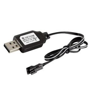 테바투 충전 케이블 SM-2P 플러그 어댑터용 USB 충전기 NI-CD NI-MH 배터리 팩 4.8V 250MA 출력