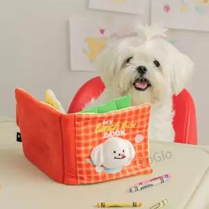 스너플북 강아지 인터랙티브 숨바꼭질 및 급식 매트 스트레스 해소 노즈워크 퍼즐 소형 중형견용